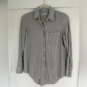 Madewell Blue Striped Button Down Top - Sz XSmall